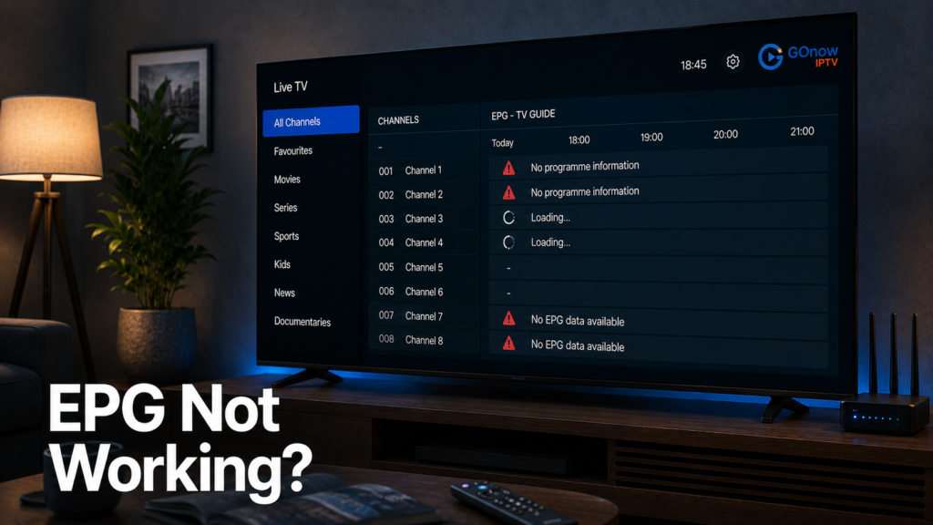 epg not working on 2026